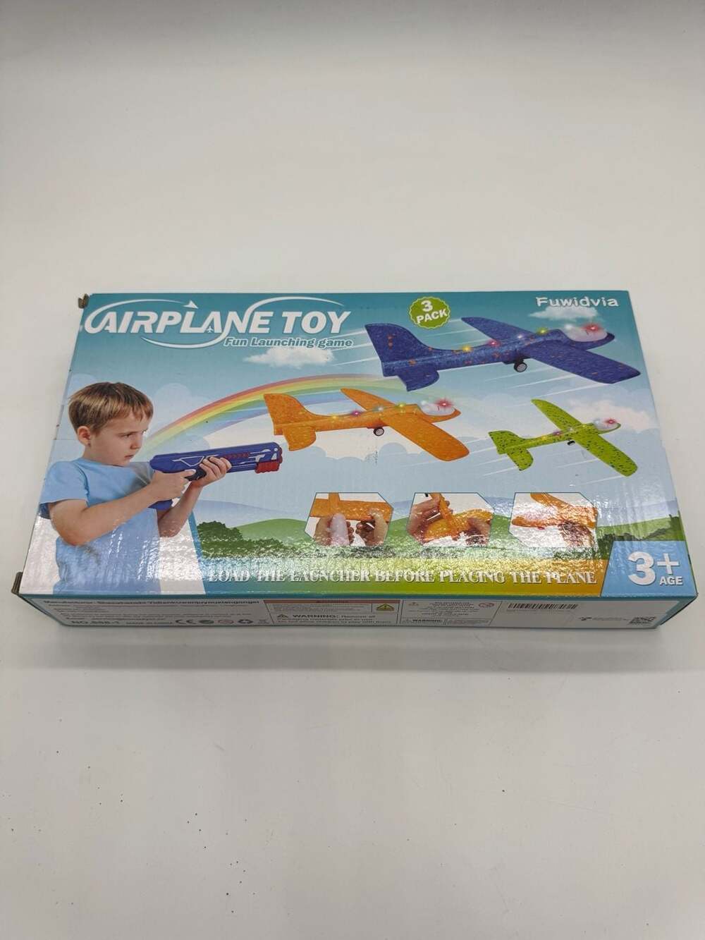 Airplane Toy Fun Launching Game 3 Pack New
